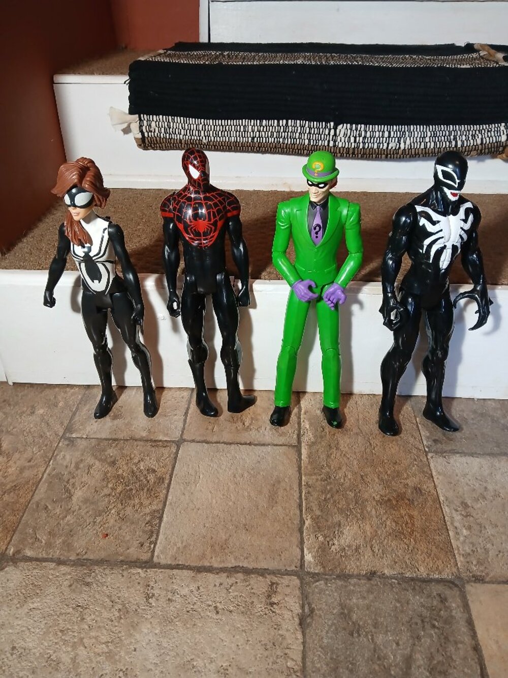 Set of Marvel action figure dolls